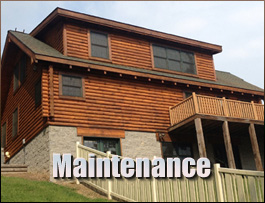  Fort Lee, Virginia Log Home Maintenance